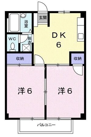 シティハイツ福井の物件間取画像